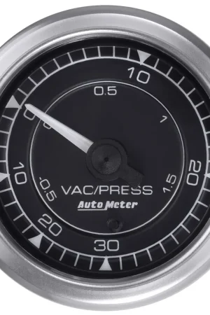 Autometer 2-1/16" Boost/Vacuum 30 In HG/30 PSI Stepper Motor Chrono Weekend Sale