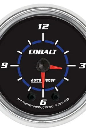 Autometer 2-1/16" Clock 12 Hour Cobalt Big Sale