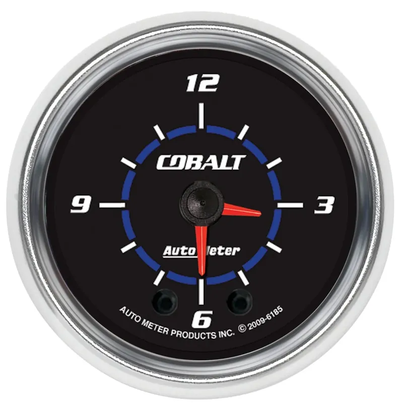 Autometer 2-1/16" Clock 12 Hour Cobalt Big Sale