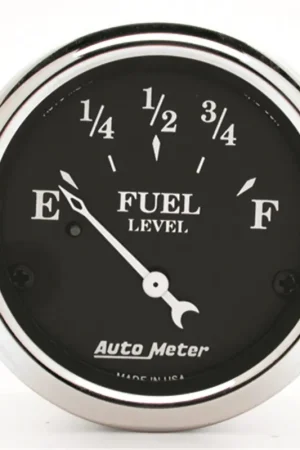 Autometer 2-1/16" Fuel Level 0-90 ohm Air-Core Old Tyme Black Final Sale