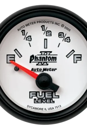 Autometer 2-1/16" Fuel Level 0-90 ohm Air-Core SSE GM Same Day Shipping