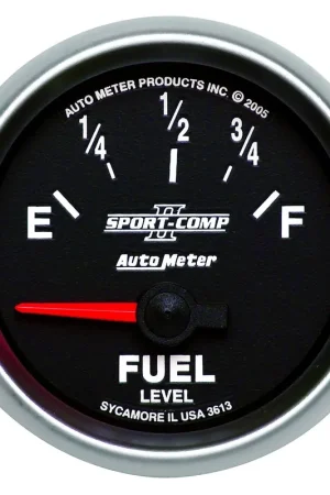Autometer 2-1/16" Fuel Level 0-90 ohm Air-Core SSE SCII Grab Now