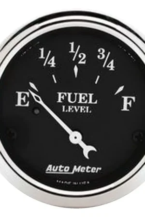 Top Rated Autometer 2-1/16" Fuel Level 240-33 ohm Air-Core Old Tyme Black