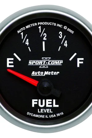 Fan Favorite Autometer 2-1/16" Fuel Level 240-33 ohm Air-Core SSE SCII