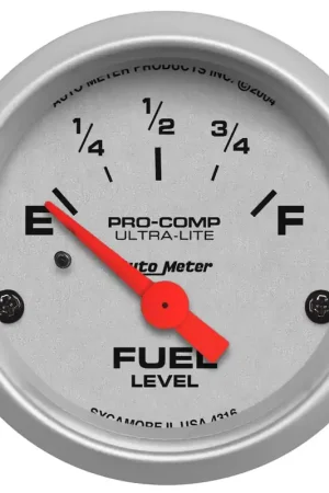 Special Offer Autometer 2-1/16" Fuel Level 240-33 ohm Air-Core SSE Ultra-Lite