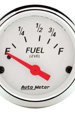 Last Chance Autometer 2-1/16" Fuel Level 73-10 ohm Air-Core Ford Arctic White