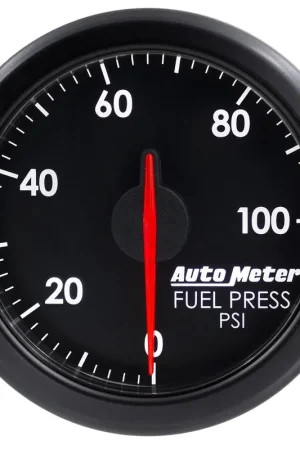 Final Sale Autometer 2-1/16" Fuel Press 0-100 PSI Air-Core Airdrive - Black