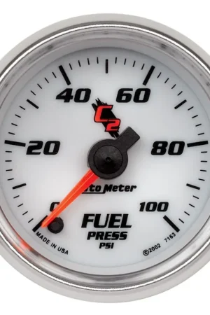 Autometer 2-1/16" Fuel Pressure 0-100 PSI Stepper Motor C2 Today Only