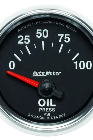Get Yours Autometer 2-1/16" Oil Pressure 0-100 PSI Air-Core GS