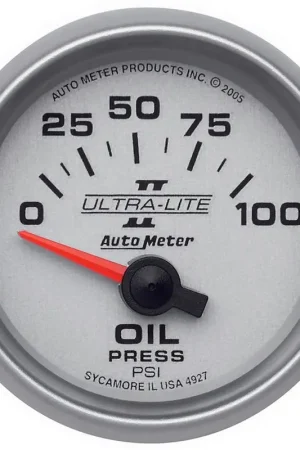 Cheap Autometer 2-1/16" Oil Pressure 0-100 PSI Air-Core Ultra-Lite II