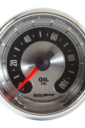 Popular Autometer 2-1/16" Oil Pressure 0-100 PSI Mechanical American Muscle