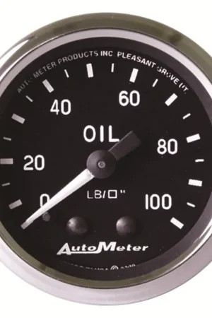 Trusted Brand Autometer 2-1/16" Oil Pressure 0-100 PSI Mechanical Cobra
