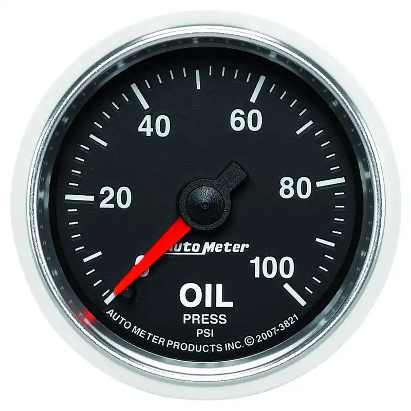 Holiday Sale Autometer 2-1/16" Oil Pressure 0-100 PSI Mechanical GS