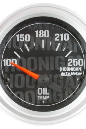 Autometer 2-1/16" Oil Temp 100-250 °F Electric Air-Core Hoonigan Modern