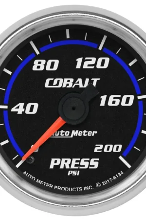 Autometer 2-1/16" Pressure 0-200 PSI Mechanical Cobalt Save Now