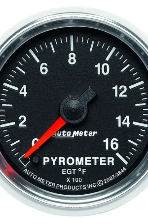 Last Chance Autometer 2-1/16" Pyrometer 0-1600 °F Stepper Motor GS