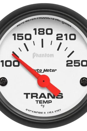 Autometer 2-1/16" Transmission Temperature 100-250 °F Air-Core Phantom Seasonal Sale