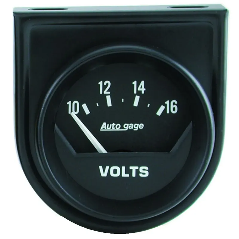 Autometer 2-1/16" Voltmeter 10-16V Air-Core Auto Gage Low Price