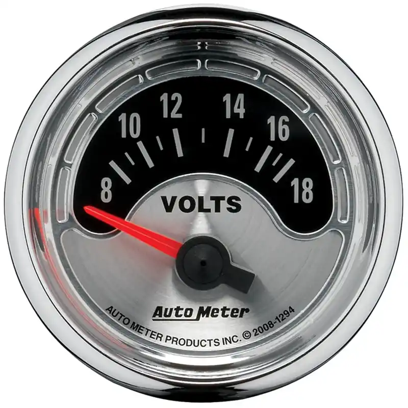 Fan Favorite Autometer 2-1/16" Voltmeter 8-18V Air-Core American Muscle