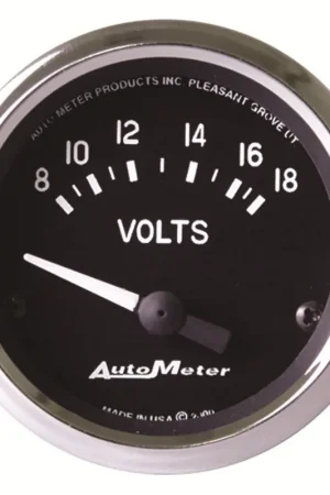Cheap Autometer 2-1/16" Voltmeter 8-18V Air-Core Cobra