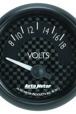 Buy Today Autometer 2-1/16" Voltmeter 8-18V Air-Core GT