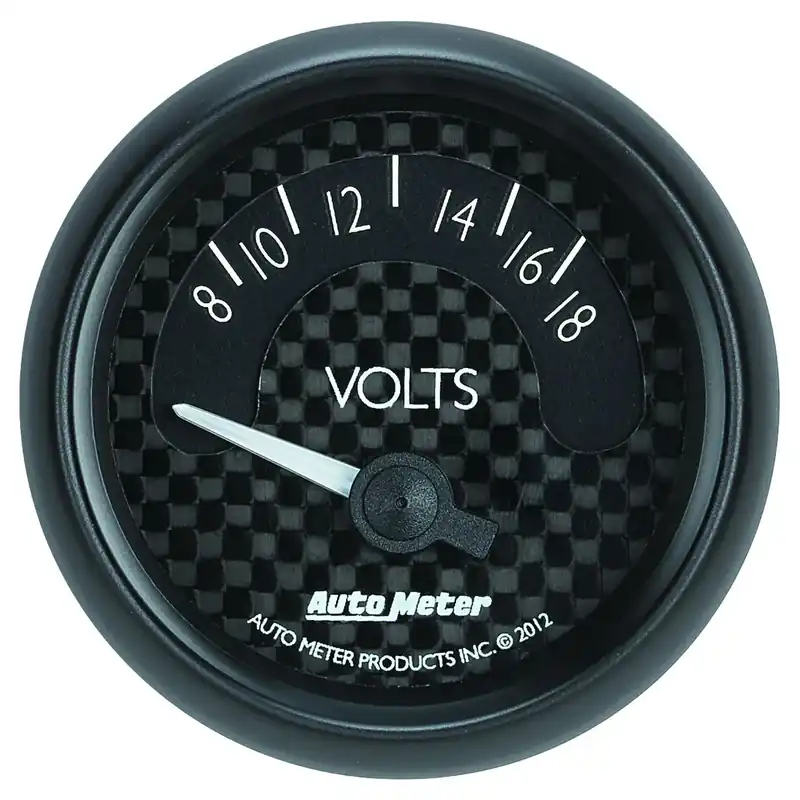 Buy Today Autometer 2-1/16" Voltmeter 8-18V Air-Core GT