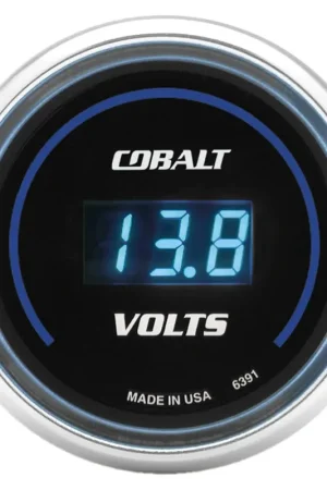 Brand New Autometer 2-1/16" Voltmeter 8-18V Cobalt