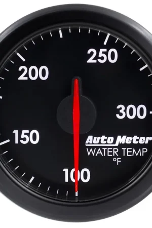 Autometer 2-1/16" Water Temp 100-300`F Air-Core Airdrive - Black Direct From Manufacturer