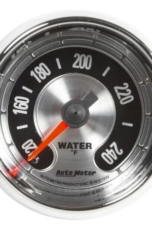 Autometer 2-1/16" Water Temperature 100-240 °F 6 ft. Mechanical American Muscle Next Day Delivery