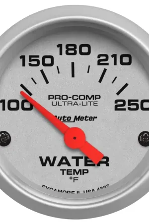 Autometer 2-1/16" Water Temperature 100-250 °F Air-Core Ultra-Lite Special Discount