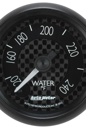 Autometer 2-1/16" Water Temperature 120-240 °F 6 Ft. Mechanical GT Premium