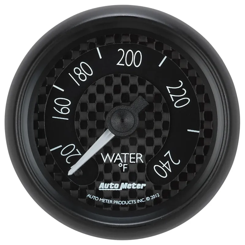 Autometer 2-1/16" Water Temperature 120-240 °F 6 Ft. Mechanical GT Premium