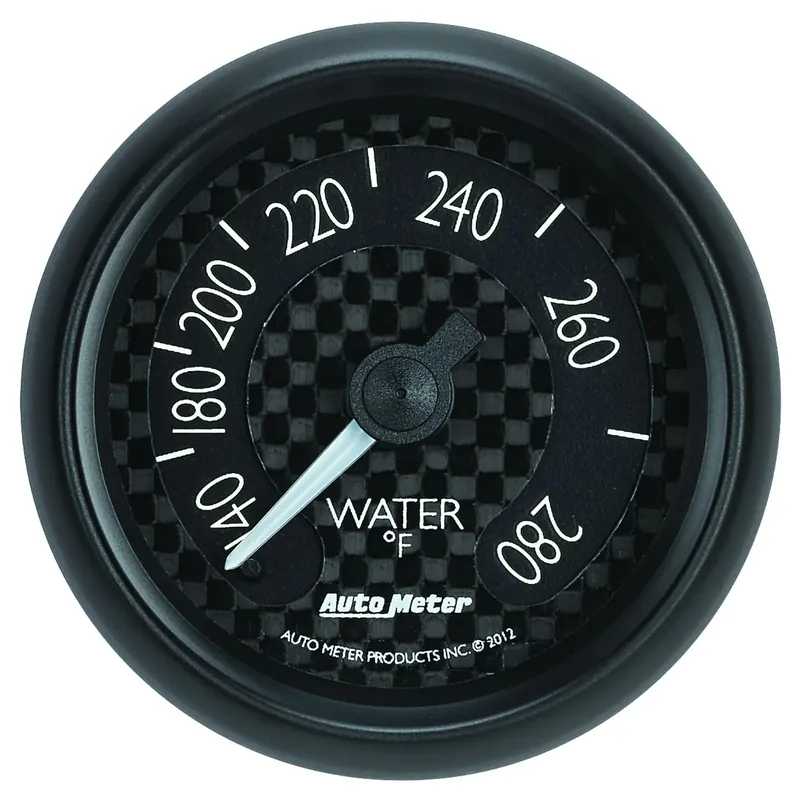 Hot Deal Autometer 2-1/16" Water Temperature 140-280 °F 6 Ft. Mechanical GT