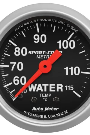 Save Now Autometer 2-1/16" Water Temperature 50-115 °C 6 Ft. Mechanical Sport-Comp