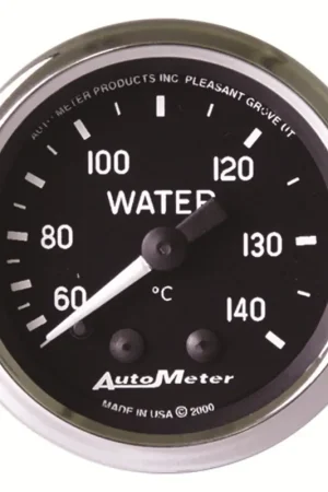 Autometer 2-1/16" Water Temperature 60-140 °C 6 Ft. Mechanical 6 Ft. Mechanical Cobra Direct From Factory