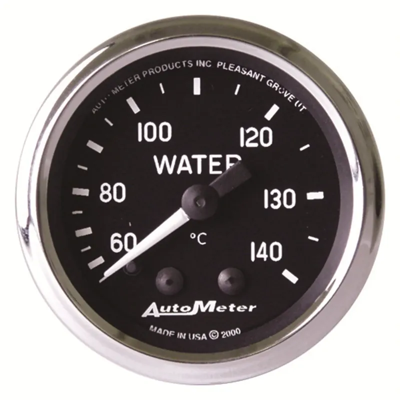 Autometer 2-1/16" Water Temperature 60-140 °C 6 Ft. Mechanical 6 Ft. Mechanical Cobra Direct From Factory