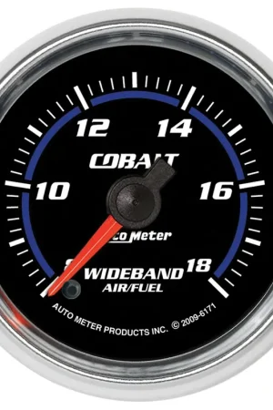 Autometer 2-1/16" Wideband Air/Fuel Ratio Analog 8:1-18:1 AFR Cobalt Money Back Guarantee