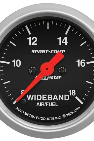 Markdown Autometer 2-1/16" Wideband Air/Fuel Ratio Analog 8:1-18:1 AFR Sport-Comp