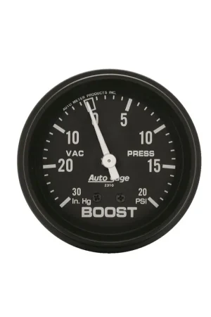 Special Discount Autometer 2-5/8" Boost/Vacuum 30 In HG/20 PSI Mechanical Full Sweep Auto Gage