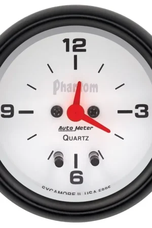 Express Delivery Autometer 2-5/8" Clock 12 Hour Phantom