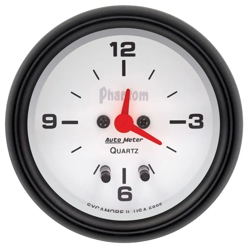 Express Delivery Autometer 2-5/8" Clock 12 Hour Phantom