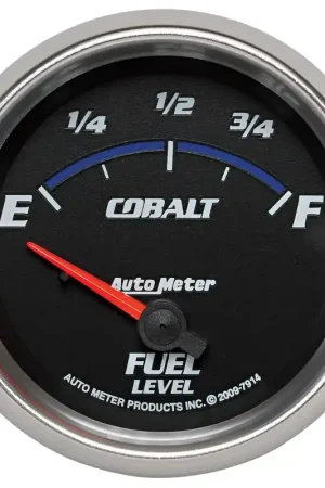 Budget Autometer 2-5/8" Fuel Level 0-90 ohm Air-Core GM SSE Cobalt