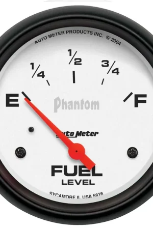 Autometer 2-5/8" Fuel Level 240-33 ohm Air-Core SSE Phantom While Supplies Last