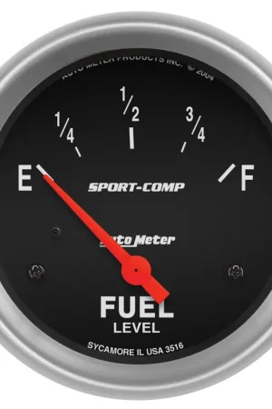 Autometer 2-5/8" Fuel Level 240-33 ohm Air-Core SSE Sport-Comp Price Cut