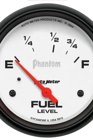 Genuine Autometer 2-5/8" Fuel Level 73-10 ohm Air-Core Phantom