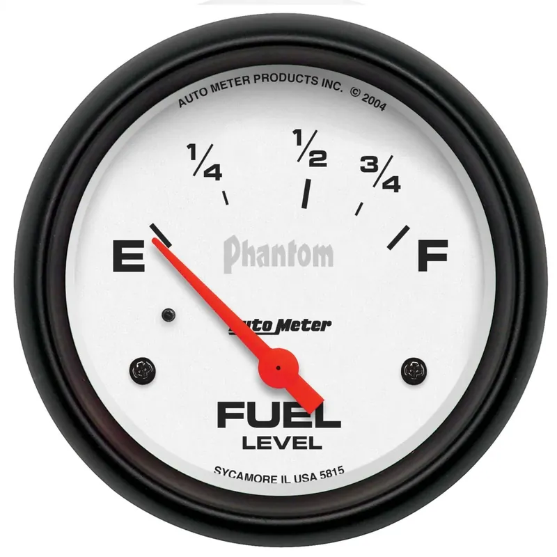 Genuine Autometer 2-5/8" Fuel Level 73-10 ohm Air-Core Phantom