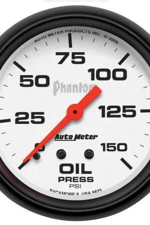 Autometer 2-5/8" Oil Pressure 0-150 PSI Mechanical Phantom Order Now