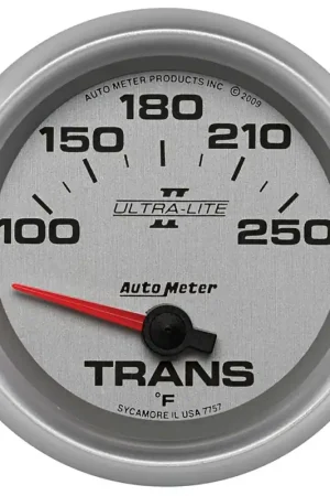 Autometer 2-5/8" Transmission Temperature 100-250 °F Air-Core Ultra-Lite II Limited Edition