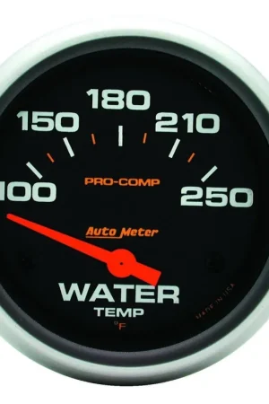 Autometer 2-5/8" Water Temperature 100-250 °F Air-Core Pro-Comp Price Drop