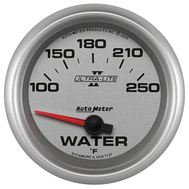 Don’t Miss Out Autometer 2-5/8" Water Temperature 100-250 °F Air-Core Ultra-Lite II